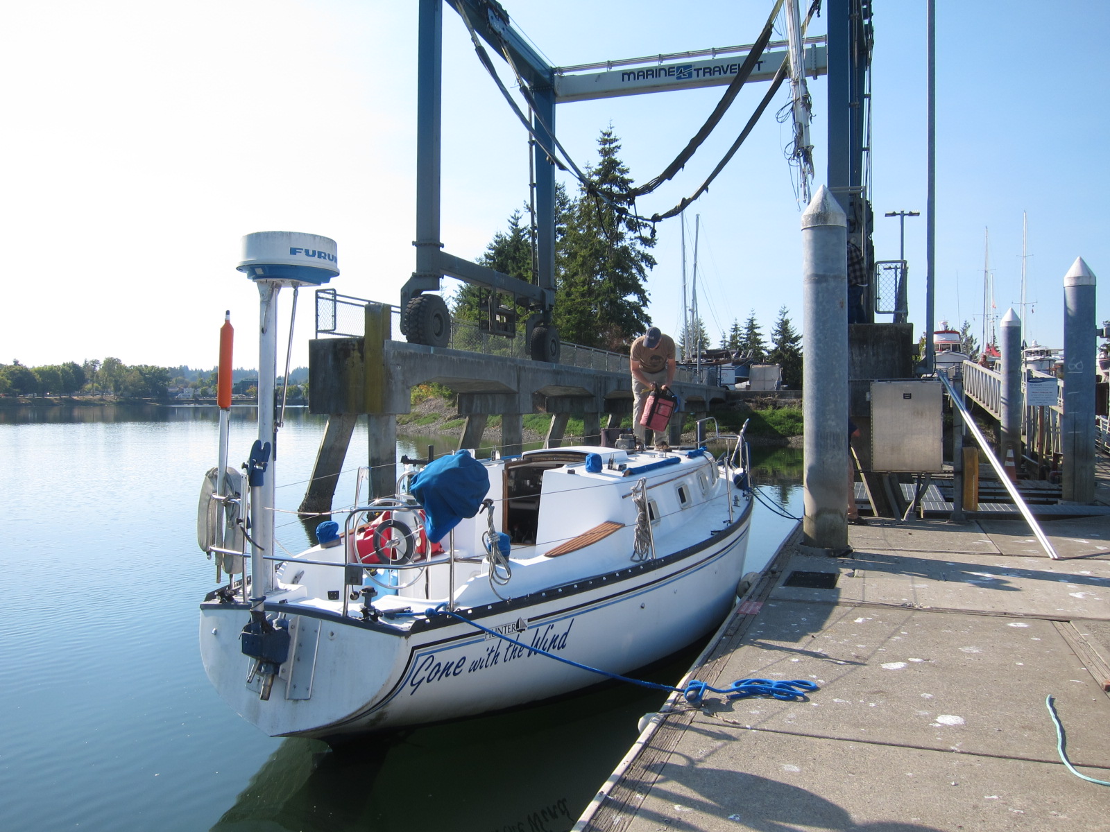 Mastless for the first time in a long while.