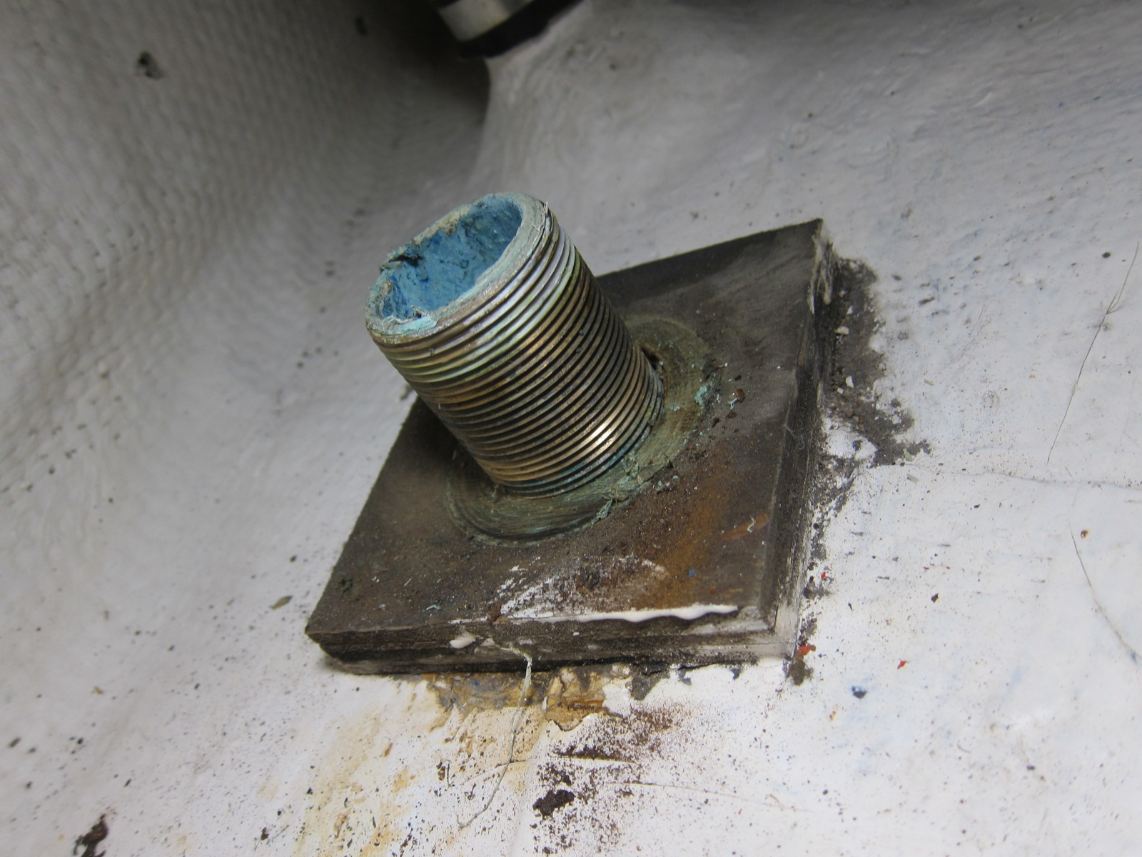 Ball valve removed. It looked closed but was actually half open.